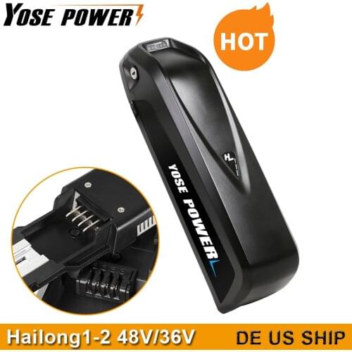 18650 Lilthium Ebike Battery for Electric Bicycle 48V 12.5Ah 36V 15Ah Hailong E bike Battery with USB 48V Battery