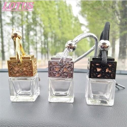 Home and car aroma diffuser clear glass perfume air freshener empty perfume bottle essential oil bottle perfume bottle 1pc