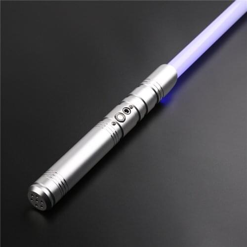 CIELTAN Metal Hilt RGB Heavy Dueling Lightsaber Blaster FOC Lock Up Volume Adjustment 12 colors 6 soundfonts Sabers-TS025