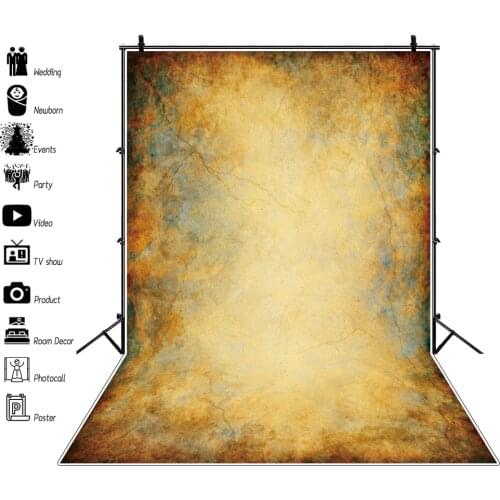 Laeacco Gradient Color Solid Wall Grunge Children Portrait Photography Backdrops Photo Backgrounds Newborn Kids Photocall Studio