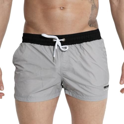 Swimwear Men Swimming Shorts for Men Swim Boxer Swimming Trunks Nylon Light Thin Boardshort Beachwear Plus Size Swimsuit Sunga