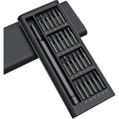 2021 New Original Xiaomi Daily Use Screwdriver Kit 24 Precision Magnetic Bits Alluminum Box DIY Screw Driver Set for Smart Home