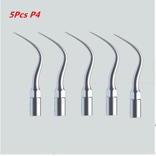 New 5Pcs/lot Ultrasonic Scaler Dental Tips P4 With EMS/ WOODPECKER dental Tooth Whitening Dental Tools