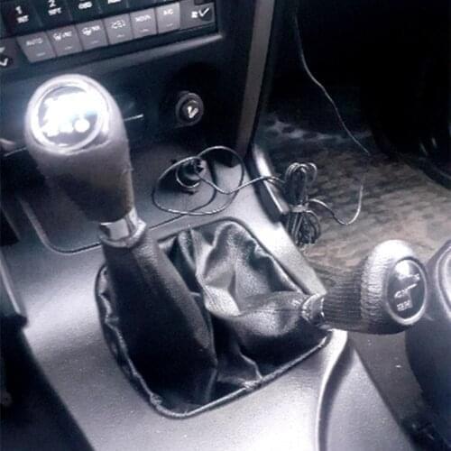 Gear Shift Knob Gear Shift Collar Lever Shifter Cover Gaiter Boot Cover for Great Wall Haval Hover H3 Car Styling Accessories