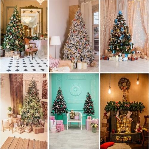 SHENGYONGBAO Christmas Photography Backdrops Fireplace Party Decor Photographic Backgrounds Photo Studio Photocall 21524JPE-03