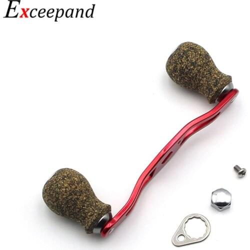 Exceepand Fishing Reel Handle Replacement for Abu Garcia Daiwa Low Profile Baitcasting Reel Grips Fishing Reel Tackle Accessory