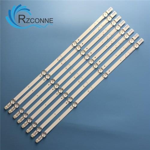 LED Backlight strip 4 lamp for ARCELIK 49'' DRT_REV0.1 ZVA65600-AA 49VLX7730 SP BP WP B49L8752 5S A49L8752 5S 057T49-C15 C13 C09