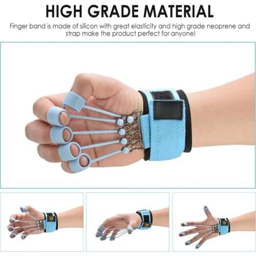 Finger Exerciser Flexion Extension Training Gripper Strength Hand Muscle Trainer Rehabilitation Equipment Portable Gym Fitness