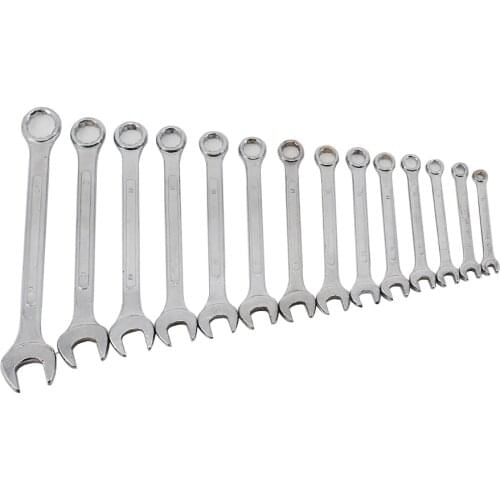 6-24mm High Quality Double Ended Open End Wrenches Activities Ratchet Gears Wrench Set Torque Spanner Auto Repair Tools
