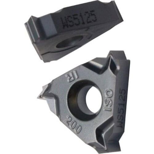 WS5125 16IR 200ISO 10pcs CNC fine grinding external thread blade outer teeth CNC lathe accessories Carbide End milling inserts