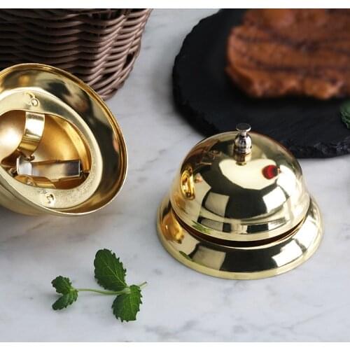Bar Ringer Hotel Call Bell Service Ring timer Kitchen Bell Counter New Desk Reception Restaurant 8.5cm Christmas Craft Cat Bell