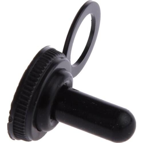 10Pcs 12mm Dia Toggle Switch Waterproof Rubber Cover Cap Waterproof Boot Cap