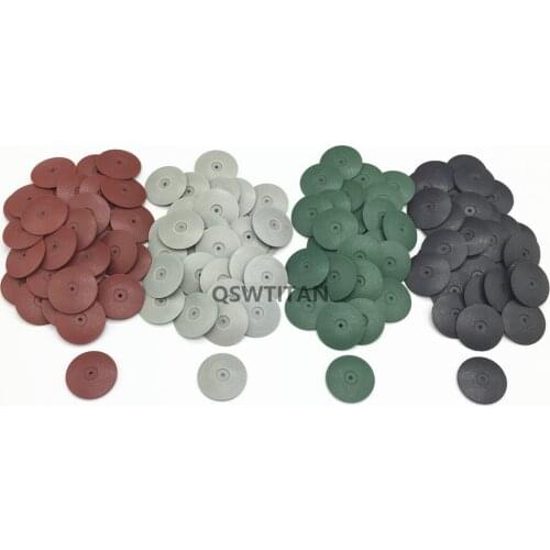 Dental Lab Polishing Fine Wheels Burs Silicone Polishers Disk Porcelain Resin Teeth polishing 100pcs
