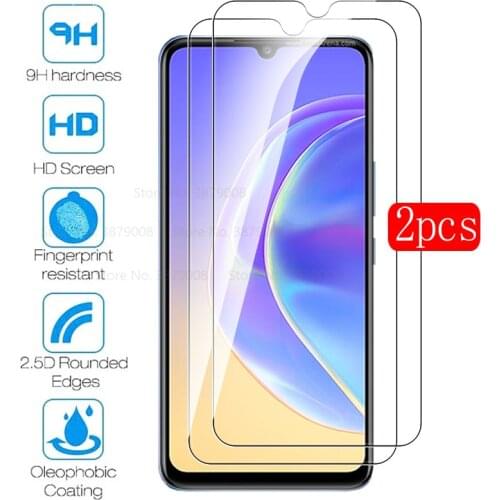 2Pcs Protective Glass For Vivo V21E Tempered Glass Full Cover Screen Protector For Vivo V 21 5G 20 V20 SE PRO Protection Films