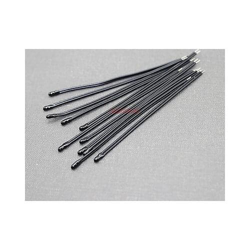 50pcs NTC Thermistor 10K ohm 5% B3435 L75mm Wired