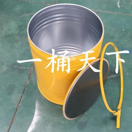 600 New 75/50/25/20L liter large open iron bucket solid waste garbage bucket fire bucket customizable size