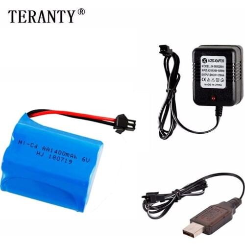 6v 1400mah Rechargeable Battery + Charger For Rc toys Cars Tanks Trucks Robots Gun RC Boat 6v Ni-CD Battery AA 6v Batteries Pack