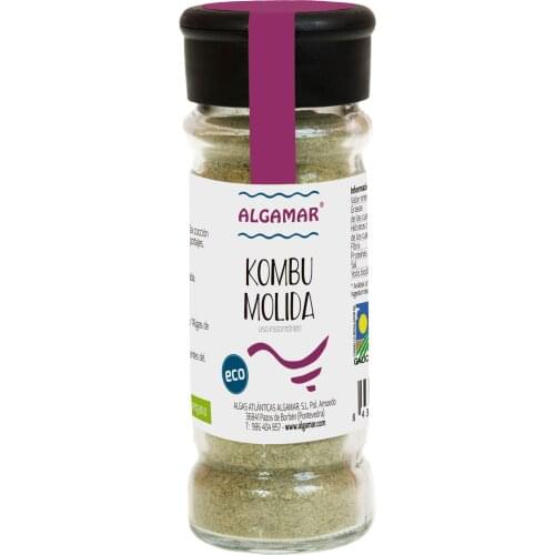 Ground Kombu Alga, in glass jar spice 70 g BIO