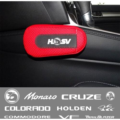 Car soft leather leg pads knee pads seat support elbow support For Holden Astra Commodore Cruze Monaro car accessories