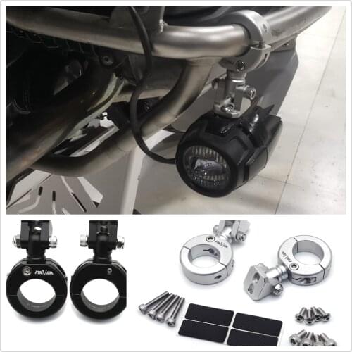 Free Shiping Mount Bracket 28-32MM For Honda Suzuki Kawasaki Bumper Modified Headlight Stand Spotlight Support Motorbike Parts