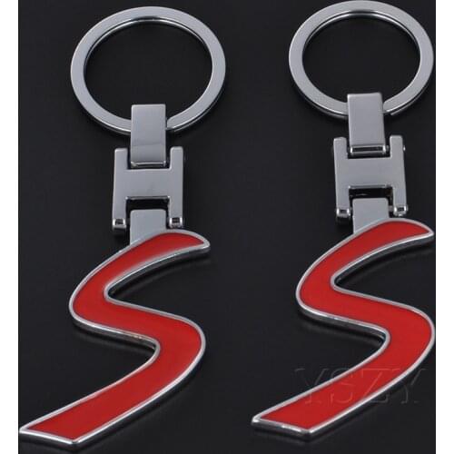 Fashion Car Logo Keychain Keyring Key Ring Badge Key Chain For BMW MINI john Cooper works S R56 R50 R56 Clubman F55 Countryman