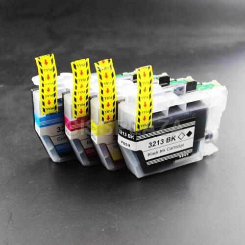 CISSPLAZA 8pcs full Ink Cartridge LC3211 LC3213 Compatible for Brother MFC-J890DW MFC-J895DW DCP-J772DW DCP-J774DW Printer