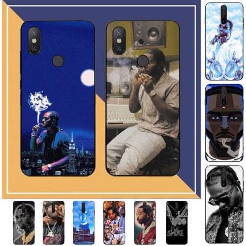 FHNBLJ POP SMOKE Phone Case for RedMi note 7 8 9 6 5 4 X pro 8T 5A