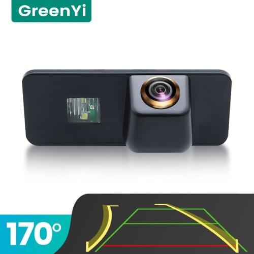 GreenYi Trajectory 170° AHD Car Rear View Camera for VW GOLF EOS PASSAT CC POLO SEAT Night Vision Reverse Reversing 4pin Vehicle
