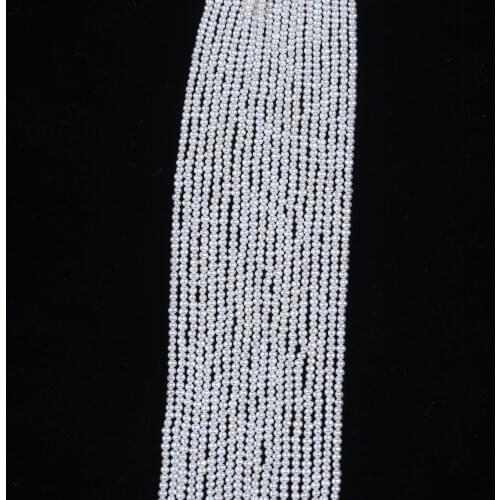 Best quality AAA Grade 2.5-3mm potato shape freshwater pearl strands for sale