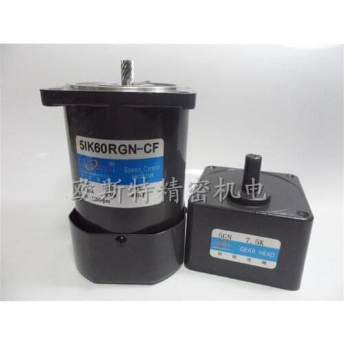 60 w ac gear motor / 5 ik60rgn - 51 k60rgn CF/CF / 220 v / 5 designed.the gn - 7.5 K