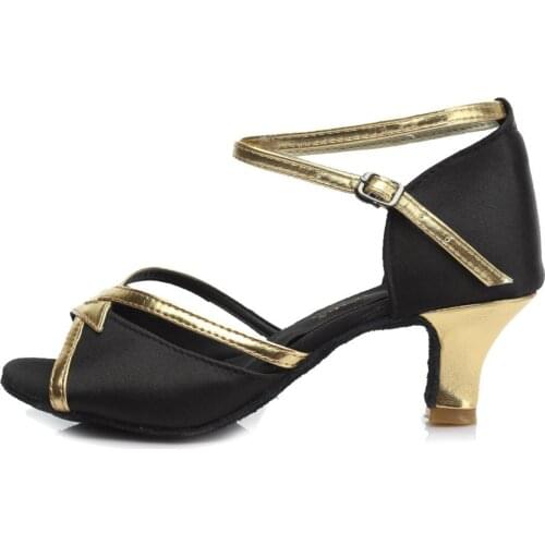 Adult Latin Tango Dance Shoes Ballroom Shoes For Women Girls 2018 New Cheap Discount 807