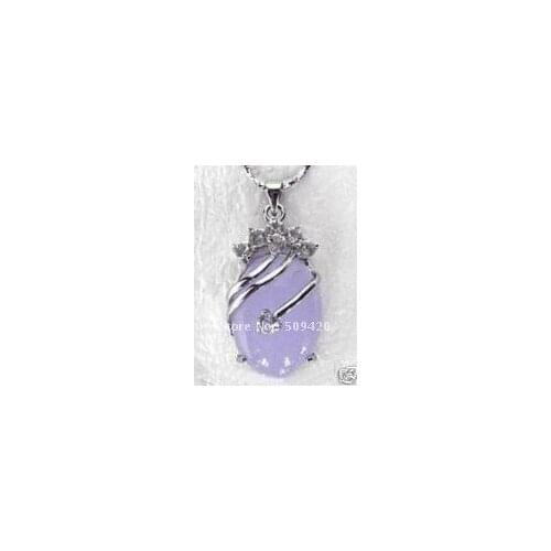 Free Shipping>>>Attractive lavender stone pendant necklace