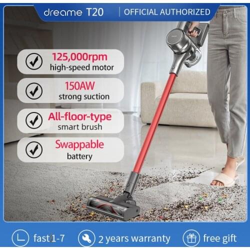 Dreame T20 Handheld Wireless Vacuum Cleaner Intelligent All-surface Brush 25kPa All In One Dust Collector Floor Carpet Aspirator