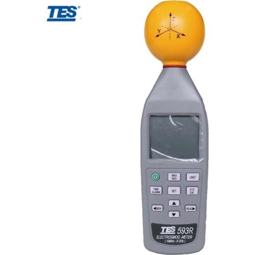 TES-593 EMF Radiation ElectroSmog Meter Tester 3 Axis Isotropic Measurements