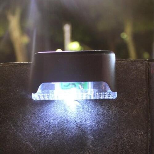 LED Solar Lamp Path Stair Outdoor Lights Waterproof Wall Light Garden Landscape Step Deck Lights Balcony Fence Solar Light