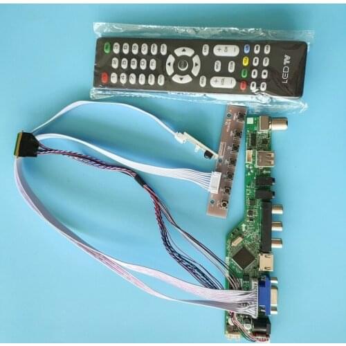 VGA+USB+AV 60Hz monitor fit LP116WH1/LP116WH2/LP116WH4/LP116WH6 LED LCD 40-Pin screen drive control board kit 1366*768 LVDS