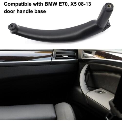 Door Handle Inside Trim ABS L/R Inner Door Handle Molding Trim Base Replacement OE:51416969402 51416969401 for BMW E70 X5 08-13