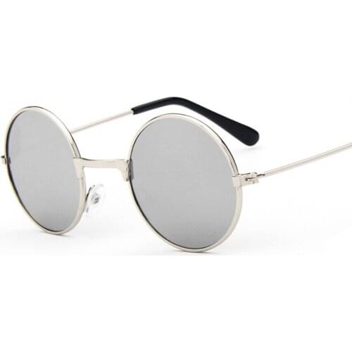 Mirror Reflective Round Kids Sunglasses Children Fashion Cute Metal Frame Sun Glasses Little Girl/Boy Baby Child Goggles Oculos