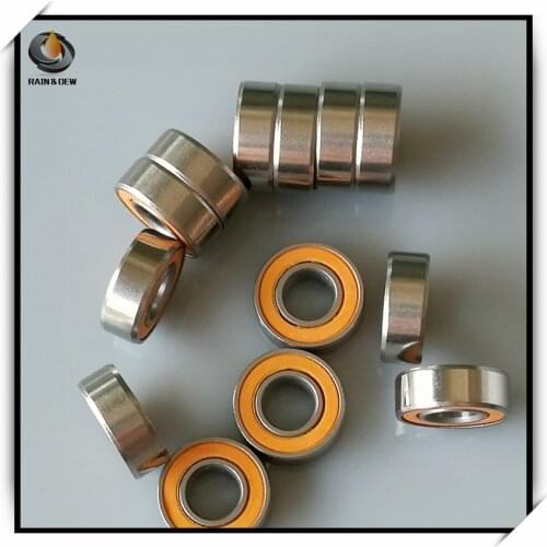 10Pcs 5x11x4 SMR115 2RS CB stainless steel hybrid ceramic air bearings