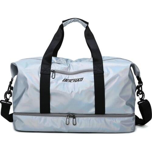 5PCS / LOT Short Travel Handbag Men Women Trip Package Large Capacity Light Fitness Sport Bag