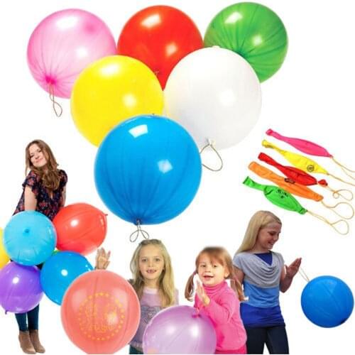50pcs Large Punch Balloons Punchballs Children Bouncy Party Bag Fillers for Party Events Graduation Favor
