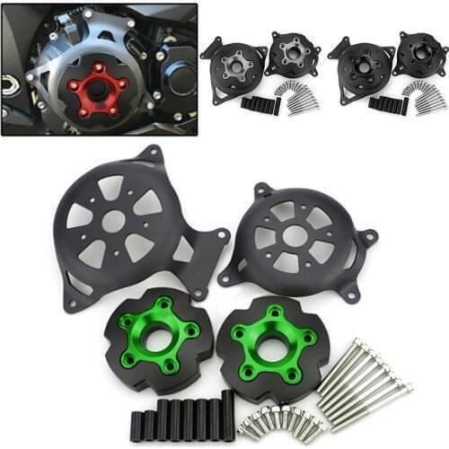 Motorcycle Accessories Aluminum Engine Guard Protector Shield Engine Anti-fall Cover Slider Cover For Kawasaki Z800 Z750 13-17