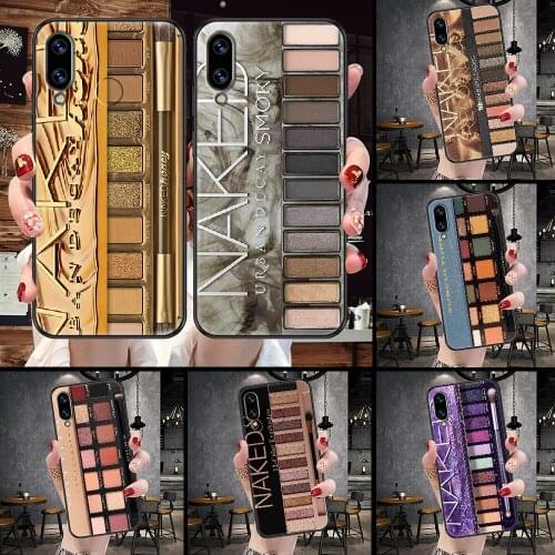 Naked Palette fashion Makeup Phone Case For Huawei Honor 6A 7A 7C 8A 8X 8 9 9X 10 10i 20 Lite Pro black tpu coque trend Etui