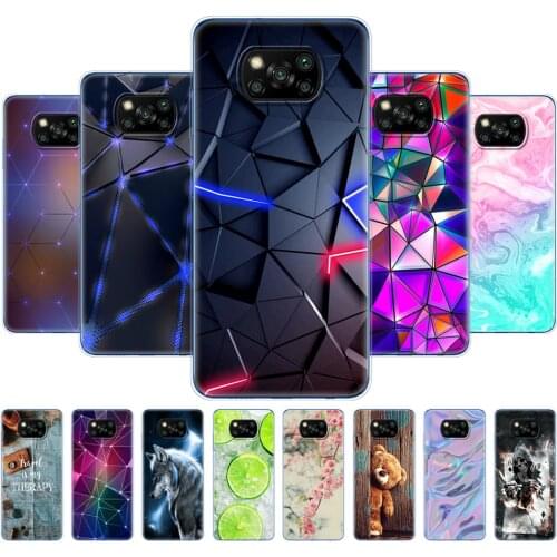For Xiaomi Poco X3 NFC Cases Silicon Soft Back For POCO X3 NFC TPU Bumper for Poco x3 PocoX3 NFC 6.67'' Global Phone Cover love