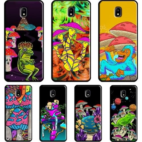 Mushroom Psychedelic Trippy Frog Case For Samsung Galaxy J5 2017 A3 A5 J1 J3 J7 2016 J4 J6 A6 A8 Plus A7 A9 J8 2018 Coque
