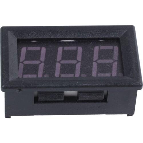 DC 0-99.9V 3 Wire LED Digital Display Panel Volt Meter Voltage Voltmeter Car Motor - RED CNIM Hot