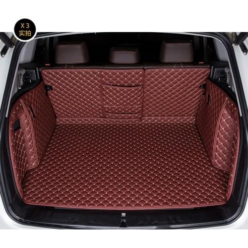 For BMW X3 2011-2017 Car Rear Trunk Cargo Mat Liner Tray Carpet Car trunk mats durable boot carpets cargo liner mat