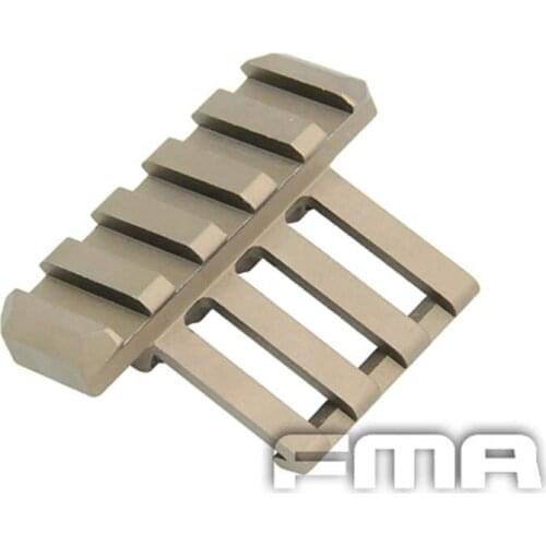 FMA Tactical Aluminum 30 Degree One O'Clock Offset Picatinny Rail Side Mount BK/DE Free Shipping