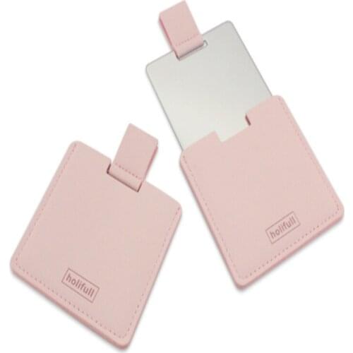 Pocket Rectangle Makeup Folding Mirrors Ultra-thin Folding Make Up Mirror Personalised Portable Compact Cosmetic Mirror