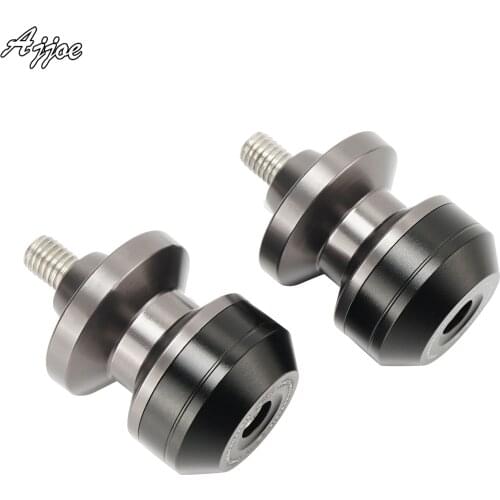 Motorcycle Swingarm Spools Slider M6 For Daytona 675 2006-2010 Street Triple 675 2007-2012